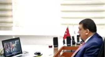 Başkan Gürkan, Malatya'dan video konferansa katıldı