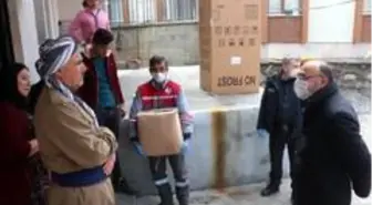 Çukurca belediyesi ve ilçe emniyetinden ortak yardım kampanyası