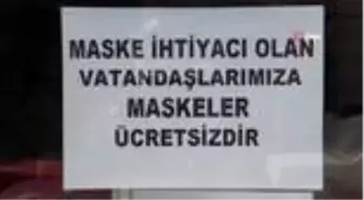 Esnaftan vatandaşa ücretsiz maske