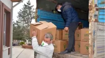 Yozgat Belediyesi işsiz vatandaşlar için gıda ve temizlik malzemesi paketi hazırladı