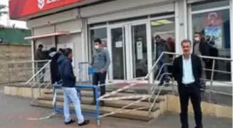 Beytüşşebap'ta korona virüs önlemleri kapsamında dezenfektan noktaları oluşturuldu