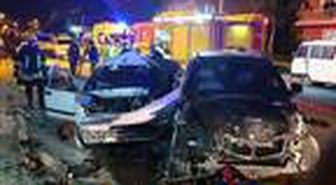 Ciple çarpışan otomobilin sürücüsü öldü