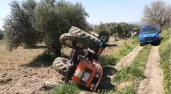 İzmir'de kullandığı traktörün altında kalan sürücü ağır yaralandı