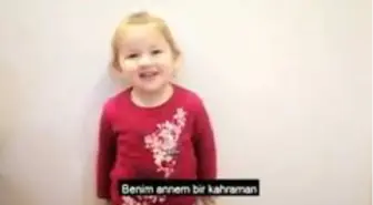 Sağlık çalışanlarının çocuklarından anlamlı video