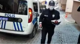 Bolu'da polis ekiplerinden minik çocuğa doğum günü sürprizi