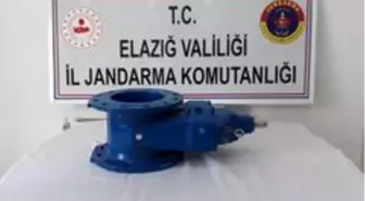 Elazığ'da içme suyu vanasını çalan şüpheli yakalandı