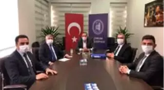 Milletvekili Ceylan, belediye başkanı ve parti teşkilat başkanlarıyla istişarede bulundu