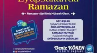 Ramazan coşkusu Eyüpsultan'da yaşatılacak