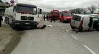 Trafik kazası: 2 yaralı