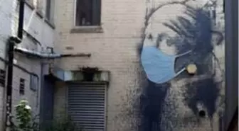 Banksy'den 'İnci Küpeli Kız' portresine korona güncellemesi