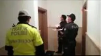 Marmaris polisinden vatandaşa çifte sürpriz...Hem doğum günlerini hem de evlilik yıldönümlerini...