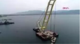 KOCAELİ Denizdeki atıl iskelenin yıkımında sona gelindi