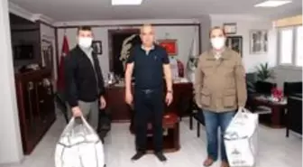 Gurbetçi iş insanları Devrek'e 20 bin adet maske yardımında bulunuldu