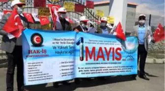 Hak-İş'ten, Erzurum, Ağrı, Erzincan ve Kars'ta 1 Mayıs açıklaması