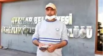 (Özel) İstanbul'da temizlik işçisinden örnek davranış