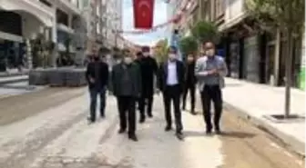 Başkan Şerifoğulları, yenileme çalışmalarını inceledi