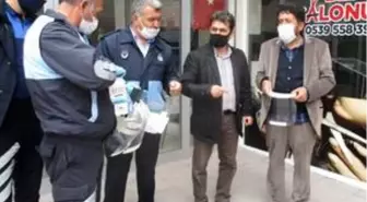 Belediye Zabıta Amirliği ekipleri, Berberler Odası Başkanı Ali Mutlu ile bir araya geldi