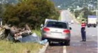 Cip ile otomobil çarpıştı: 1 ölü, 1 yaralı
