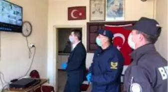 Kaymakam Koyuncu, karantinadaki Kurugöl köyünde incelemelerde bulundu