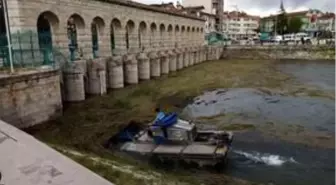 Beyşehir Gölü kıyılarında temizlik çalışması