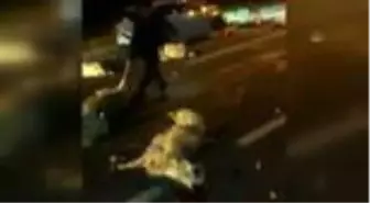 Elazığ'da iki otomobil koyun süresine çarptı, 2 kişi yaralandı, 20 koyun telef oldu