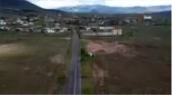 Karantina altındaki köy drone ile kontrol ediliyor