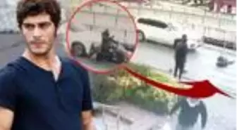 Burak Deniz kaza yaptı... Ünlü oyuncu motosikletliye çarptı!