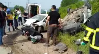 Çan'da trafik kazası: 1 ölü, 2 yaralı