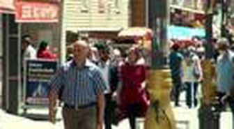 Çorum'da cadde ve sokaklar dolu