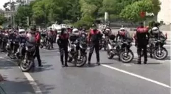 19 Mayıs'ın 101'inci yılında 101 motosikletli polis İstanbul turuna çıktı