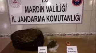 Mardin'de 5 kilo esrar ele geçirildi