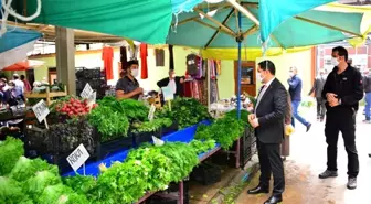 Vali Mustafa Masatlı, kapalı halk pazarını denetledi