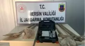 Mersin'de izinsiz kazı yapan 3 kişi yakalandı