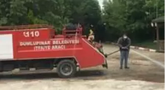 Dumlupınar'da dezenfekte çalışmalarına ara verilmiyor