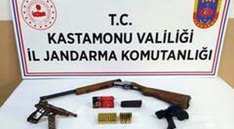 Jandarma ekiplerinden kaçak silah operasyonu