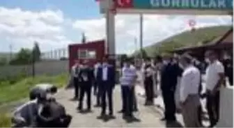 DAİB yönetimi sınır kapısında kurban kesip dua etti