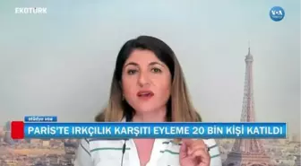 Paris'te de Adalet İçin Protesto Gösterileri Düzenlendi