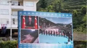 Cumhurbaşkanı Erdoğan video konferans ile Rize'de açılışa katıldı