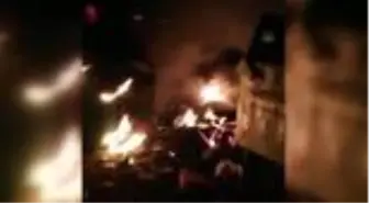 Keşan sahilindeki bazı çöp konteynerleri yakıldı
