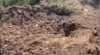 Romalılardan kalma mezar odasını talan ettiler