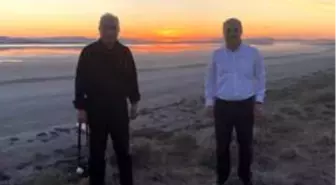 Vali Akın, Seyfe Gölünde gün batımını izledi