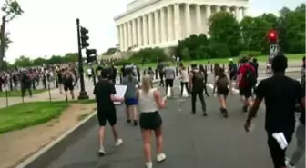 Lincoln Anıtı Önünde Protesto