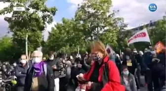 Paris'te George Floyd İçin Anma Töreni