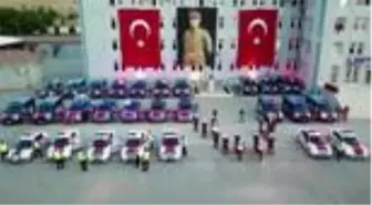 Jandarma teşkilatının kuruluş yıl dönümü konvoyla kutlandı