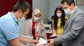 Kaymakam Çeçen'den maske üretim atölyesine ziyaret