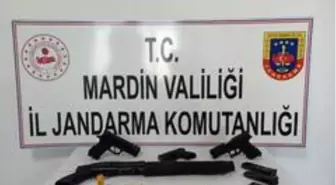 Mardin'de jandarmadan kaçak silah operasyonu