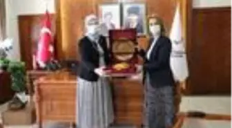 Sema Ramazanoğlu'ndan Vali Becel'e ziyaret