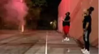 Harlem'de illegal havai fişek gösterisi - NEW