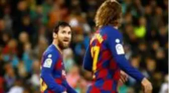 Barcelonalı Lionel Messi ile Griezmann antrenmanda kavga etti