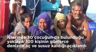 Endonezya açıklarında sürüklenen 30'u çocuk 94 Arakanlı kurtarıldı